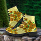 Van Gogh's Sunflowers Women's Vegan Leather Combat Boots