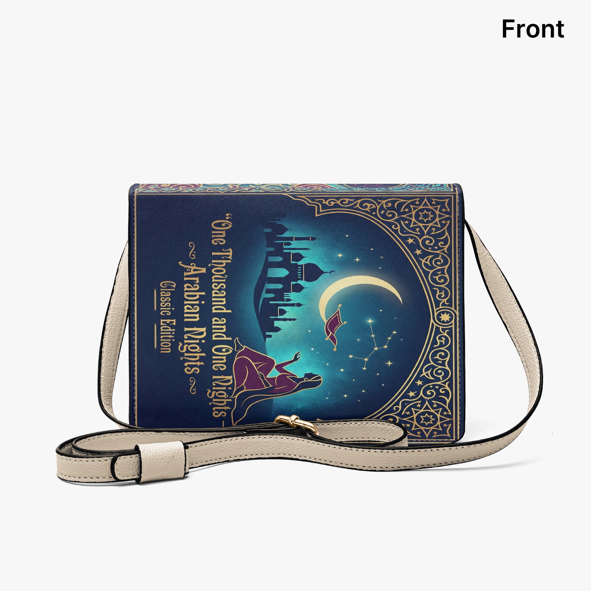 one thousand and one nights arabian nights book lovers gift crossbody bag – Sole Design Studio