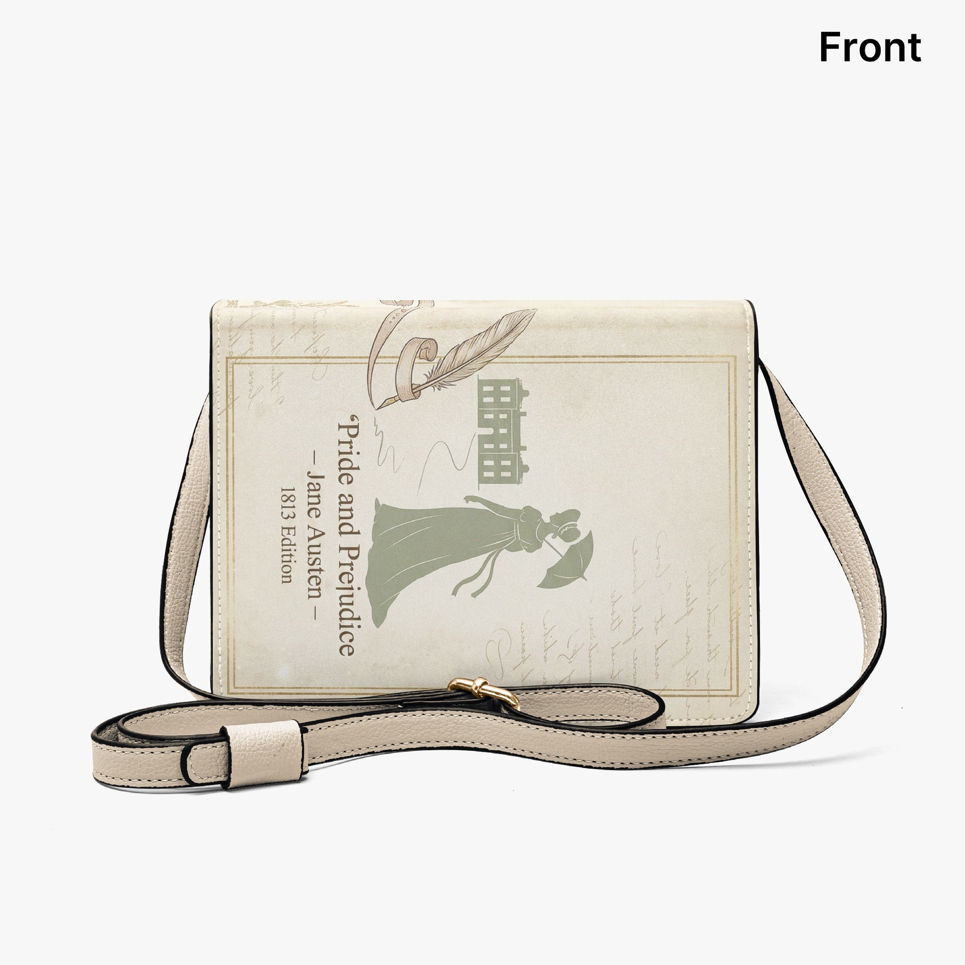 pride and prejudice jane austen book lovers gift crossbody bag – Sole Design Studio