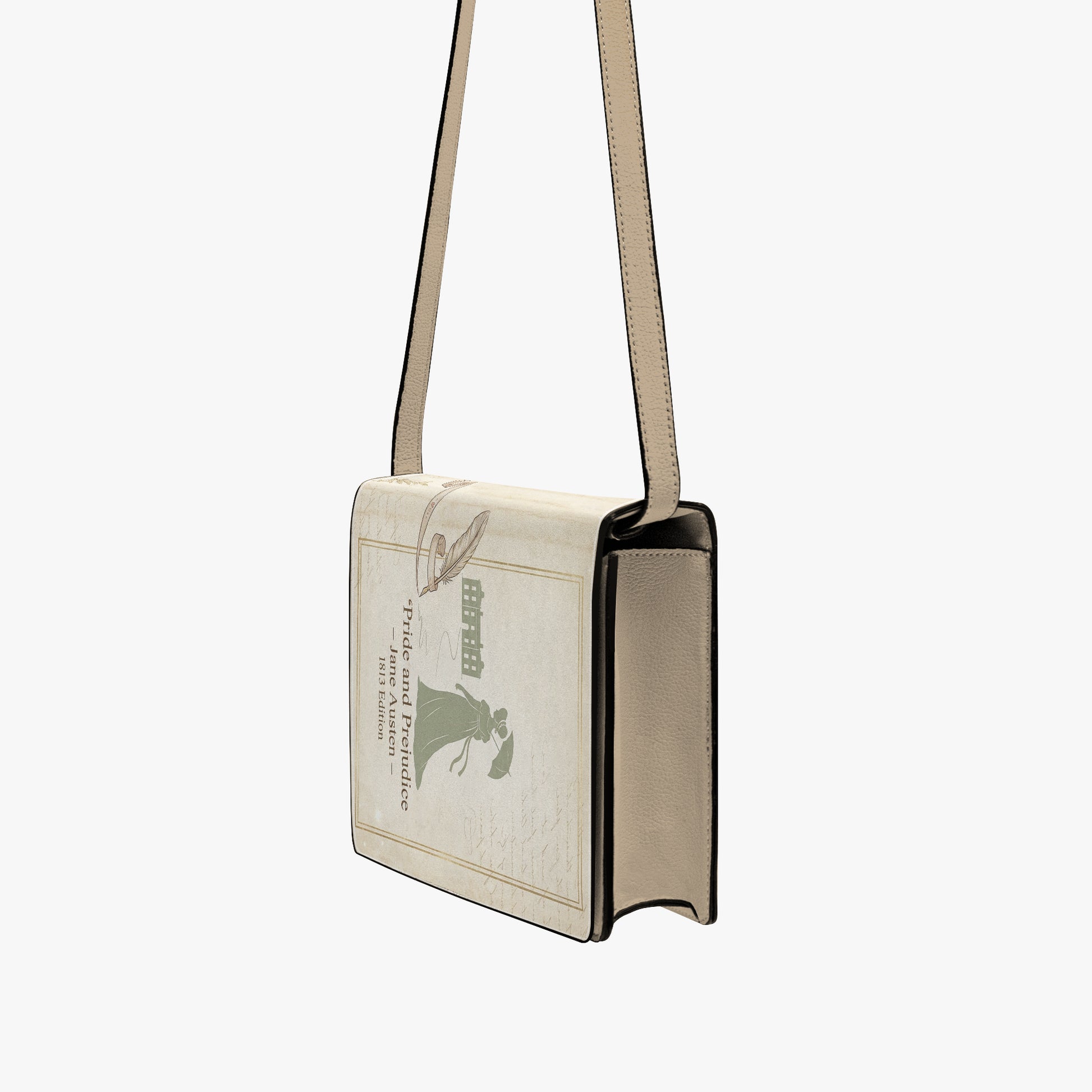 pride and prejudice jane austen women's literary handbag vegan leather – Sole Design Studio