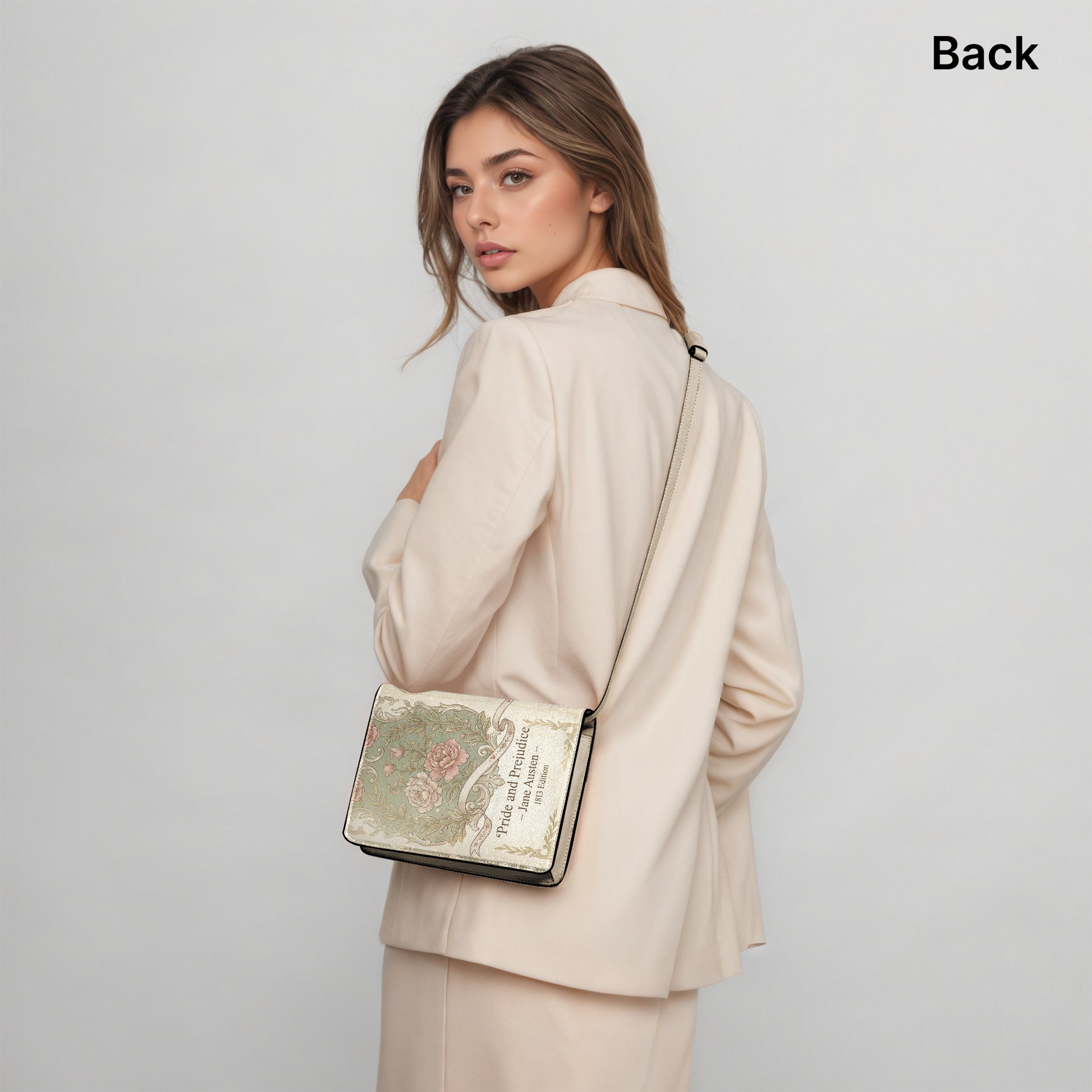 pride and prejudice jane austen literary crossbody bag for women – Sole Design Studio