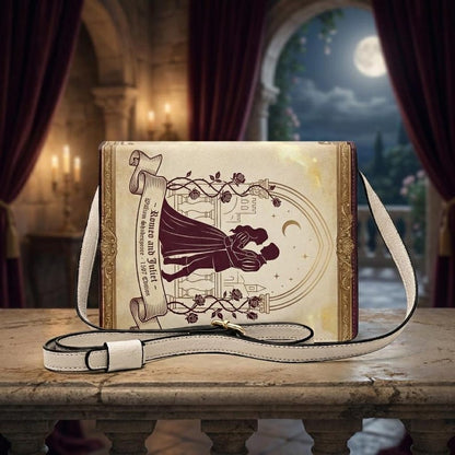 romeo and juliet william shakespeare book-shaped crossbody bag vegan leather – Sole Design Studio
