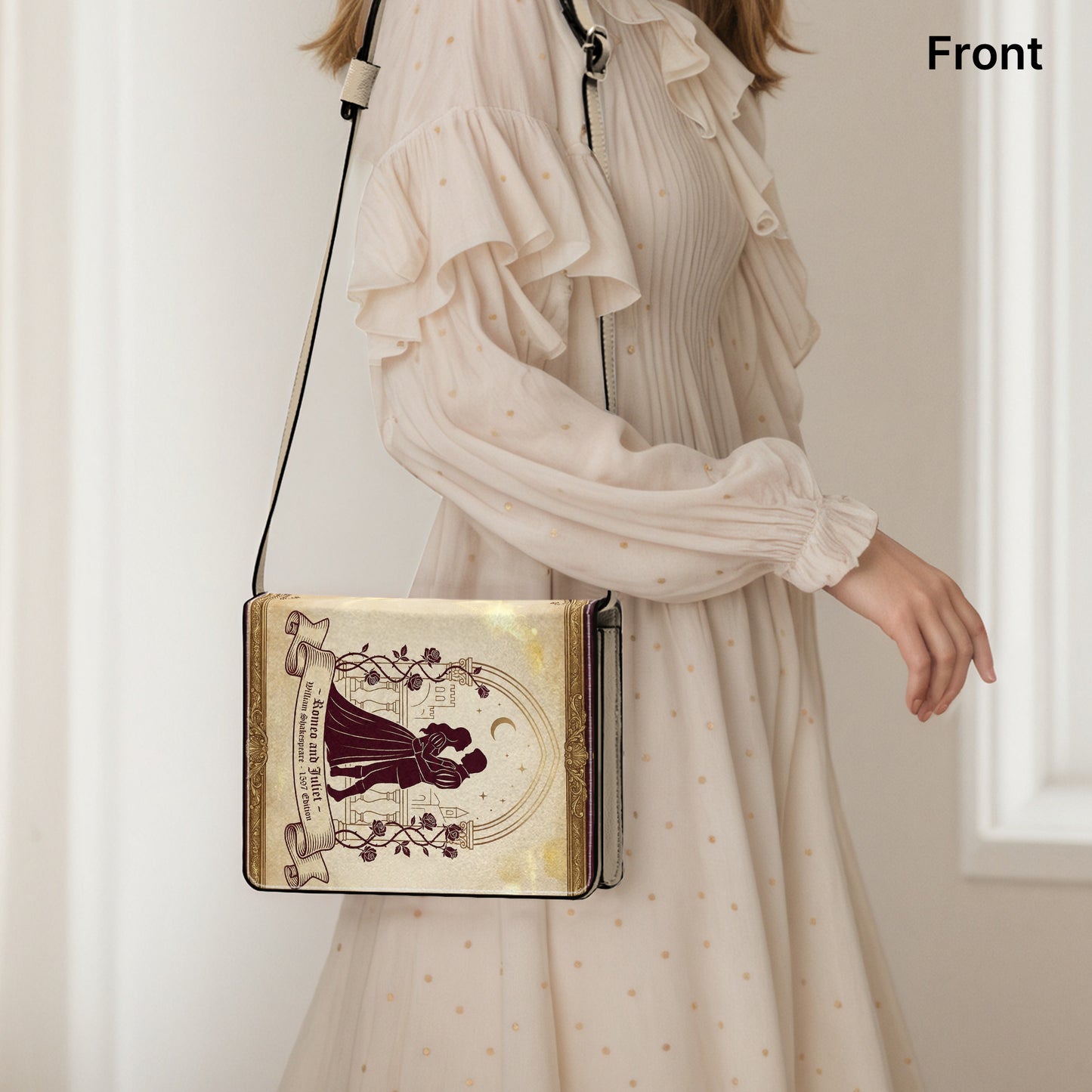 romeo and juliet william shakespeare literary crossbody bag for women – Sole Design Studio