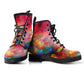 Colorful Spiritual Women's Vegan Leather Boots