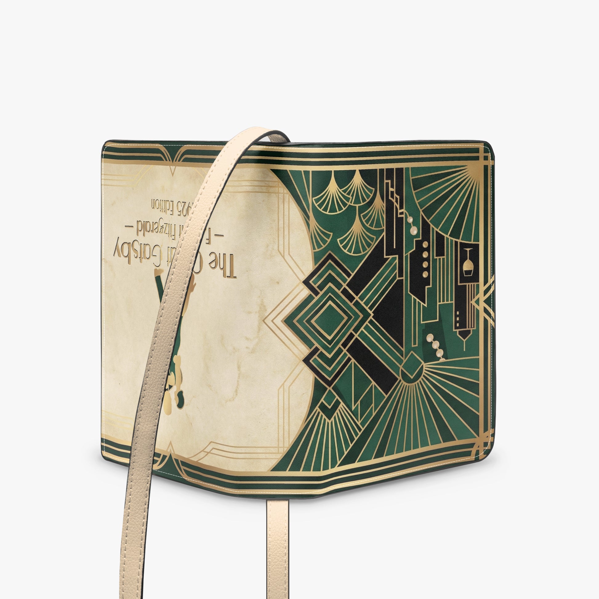 the great gatsby f scott fitzgerald book-shaped bag gifts for readers – Sole Design Studio