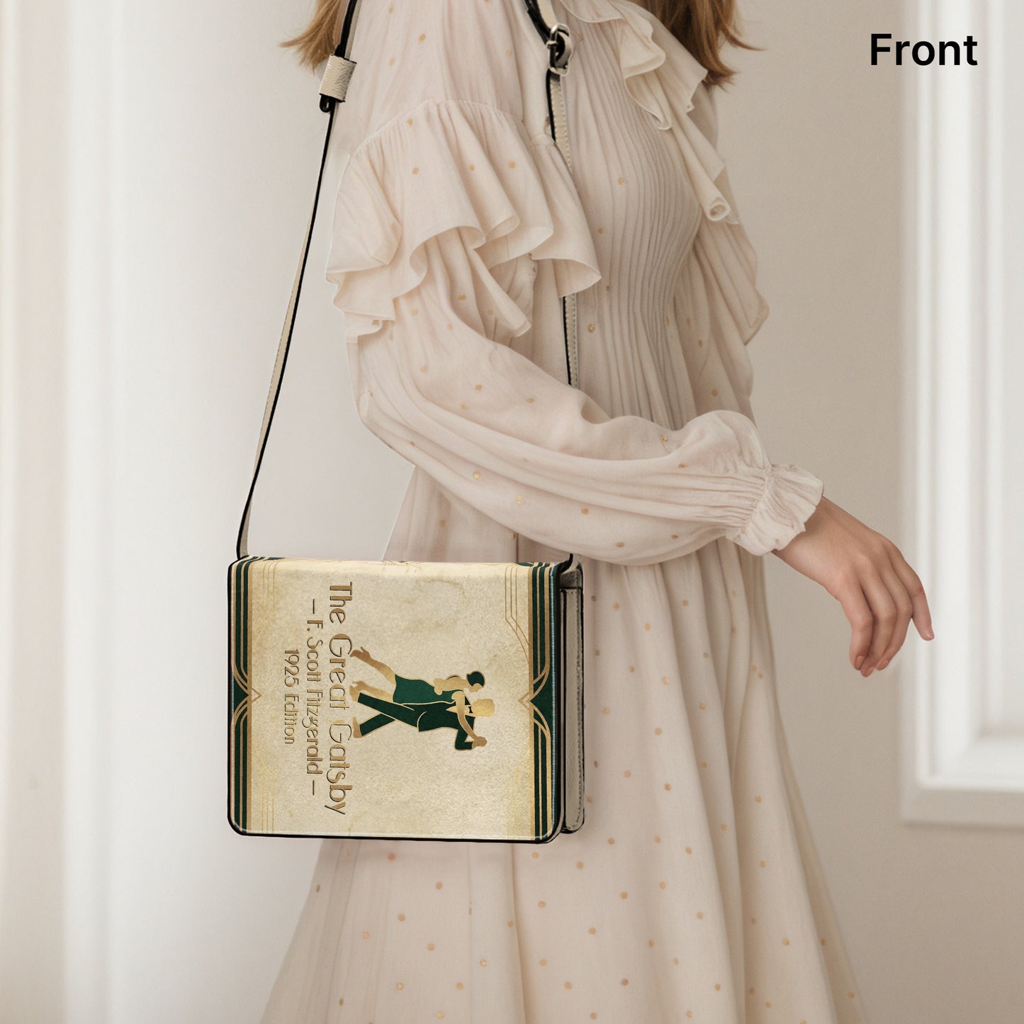 the great gatsby f scott fitzgerald literary crossbody bag for women – Sole Design Studio