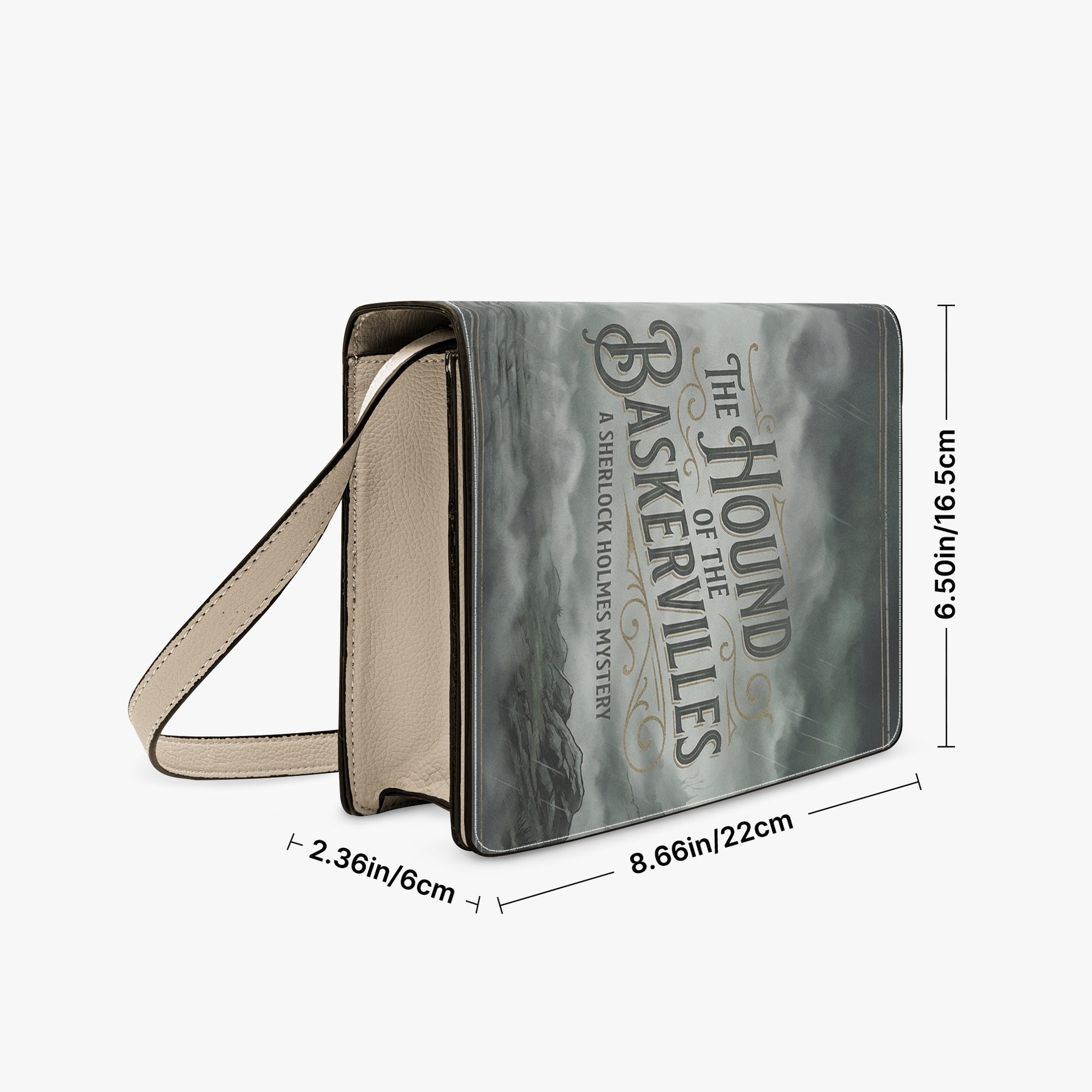 the hound of the baskervilles sherlock holmes book-shaped crossbody bag vegan leather – Sole Design Studio