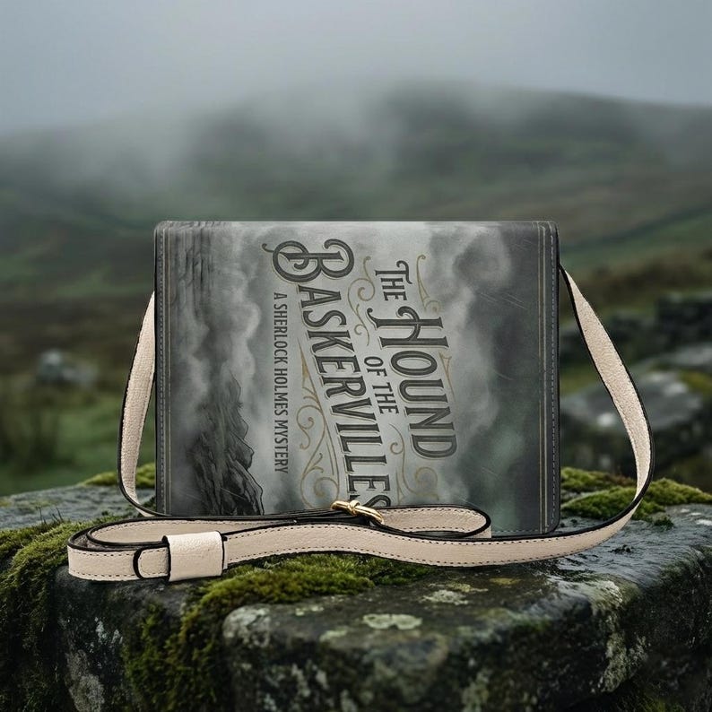 the hound of the baskervilles sherlock holmes book-shaped crossbody bag vegan leather – Sole Design Studio