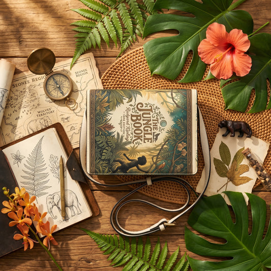 the jungle book rudyard kipling literary crossbody bag for women – Sole Design Studio