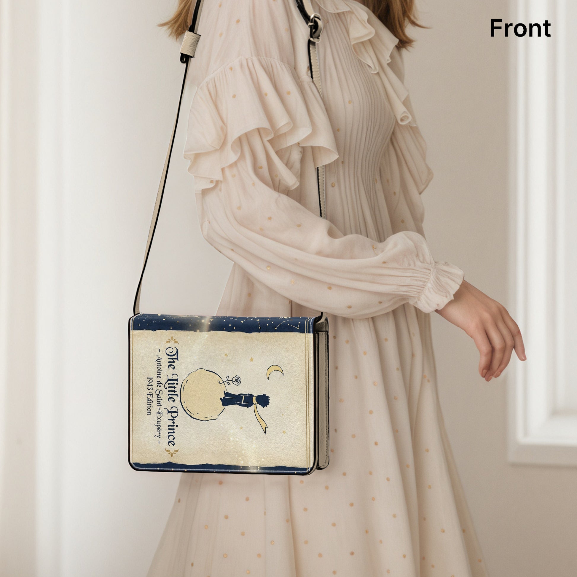 the little prince antoine de saint-exupery literary crossbody bag for women – Sole Design Studio