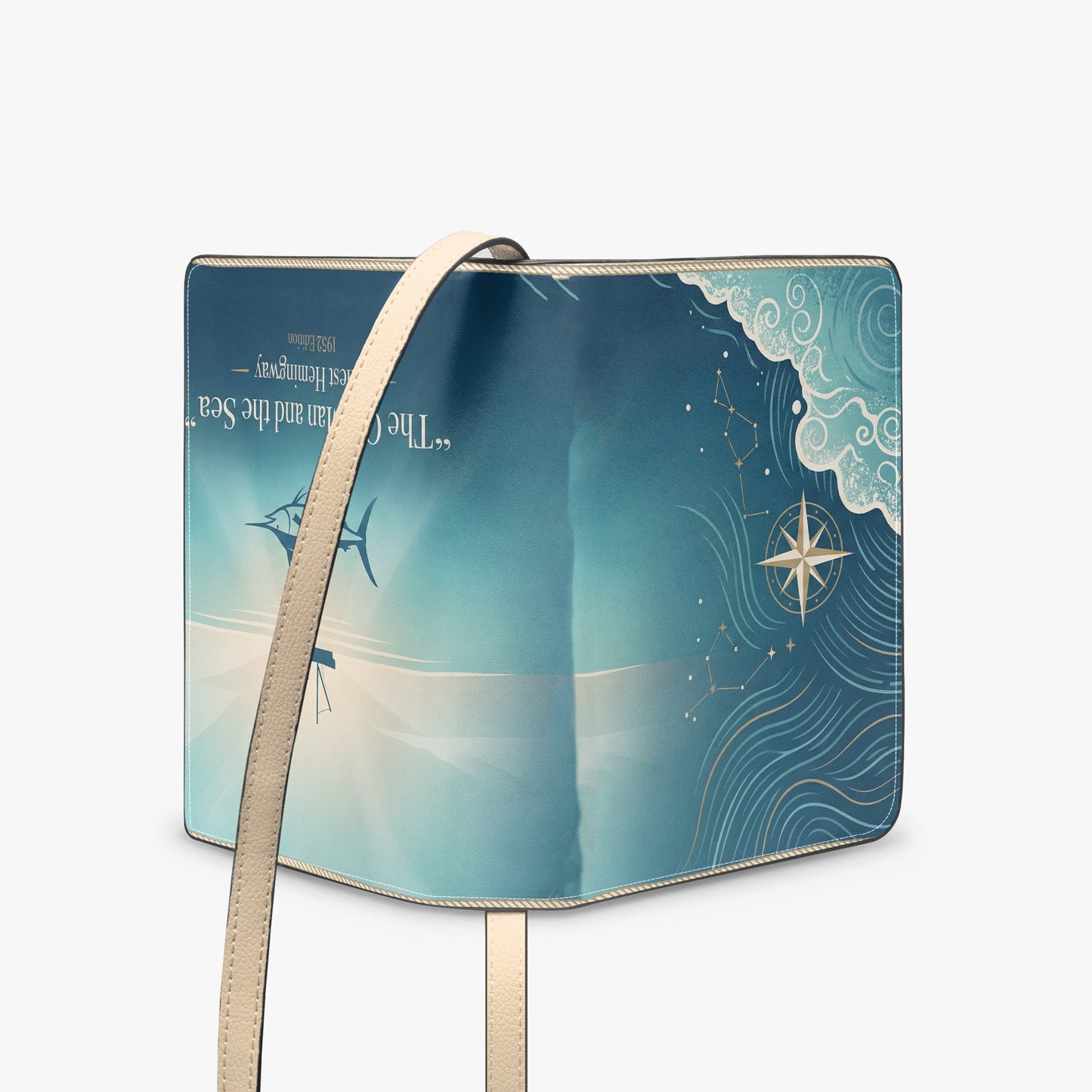 the old man and the sea ernest hemingway book-shaped bag gifts for readers – Sole Design Studio
