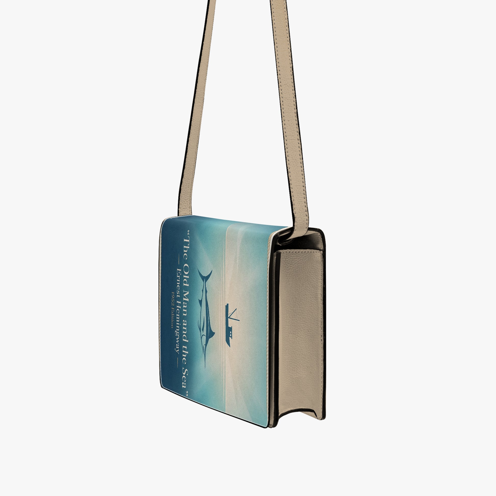the old man and the sea ernest hemingway women's literary handbag vegan leather – Sole Design Studio