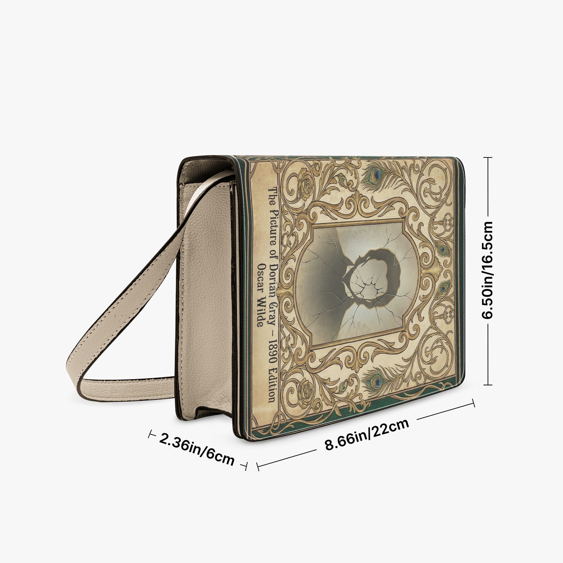 the picture of dorian gray oscar wilde book-shaped crossbody bag vegan leather – Sole Design Studio
