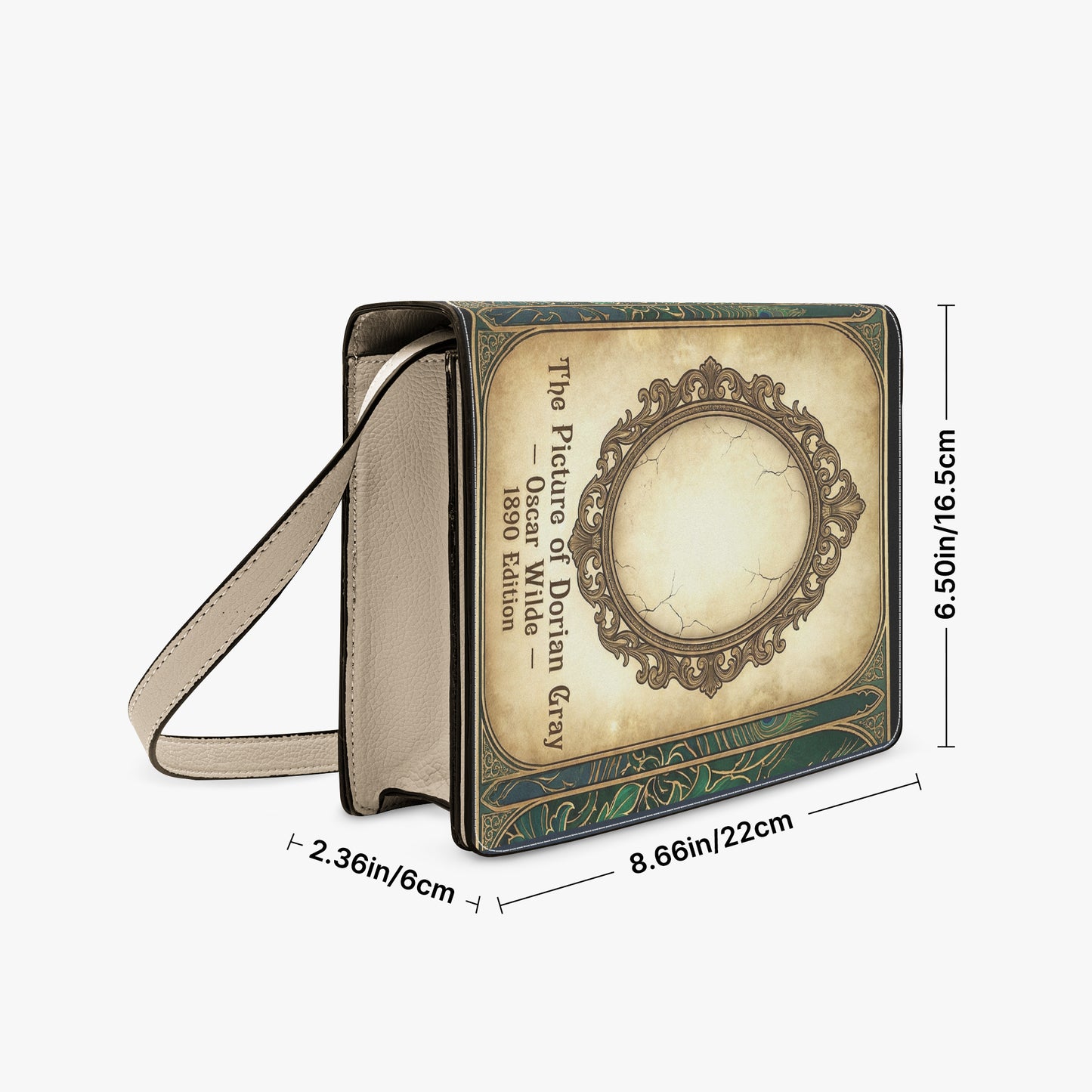 the picture of dorian gray oscar wilde book-shaped crossbody bag vegan leather – Sole Design Studio
