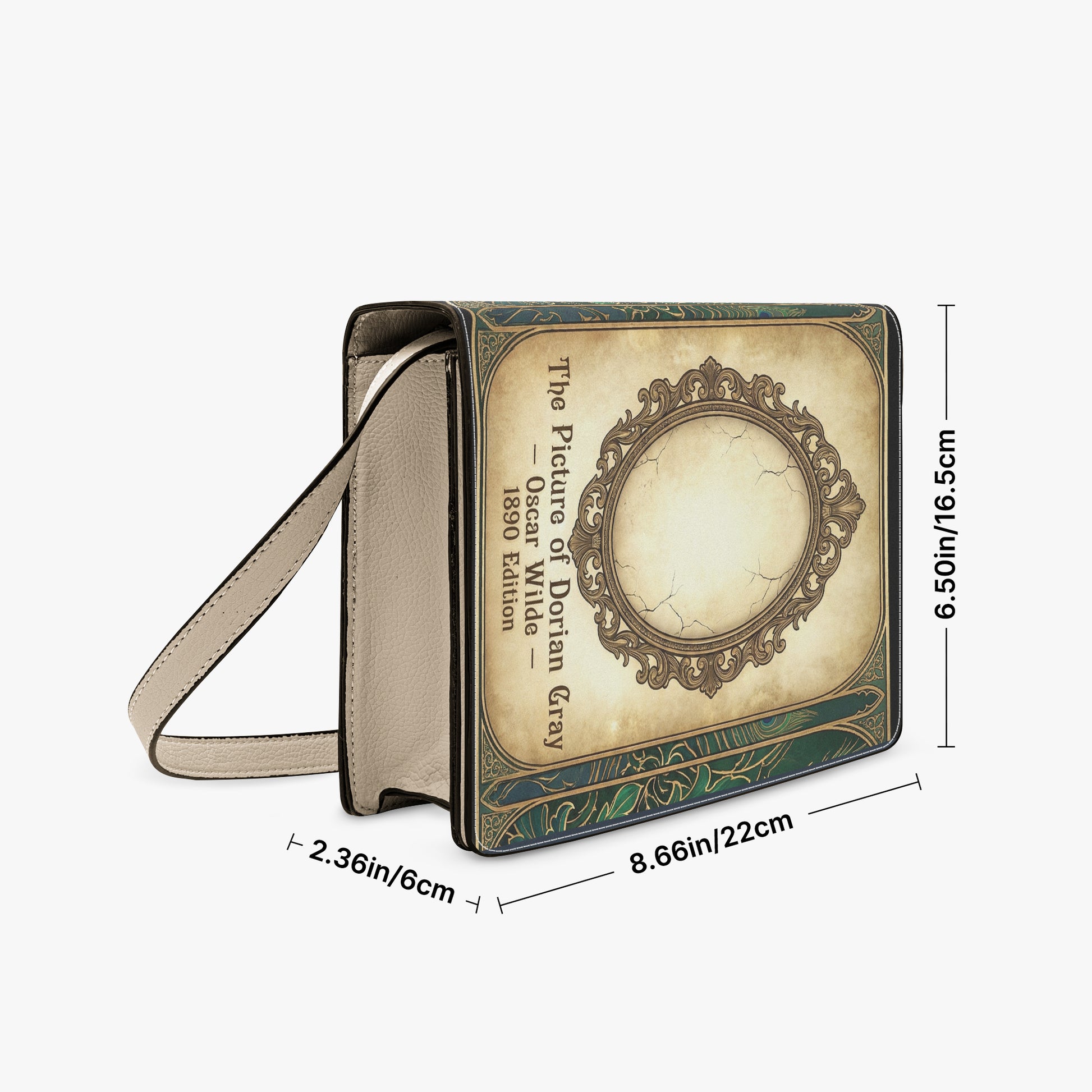 the picture of dorian gray oscar wilde book-shaped crossbody bag vegan leather – Sole Design Studio