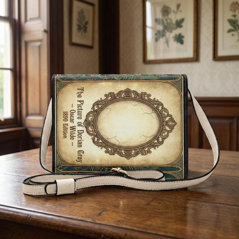 the picture of dorian gray oscar wilde book-shaped crossbody bag vegan leather – Sole Design Studio