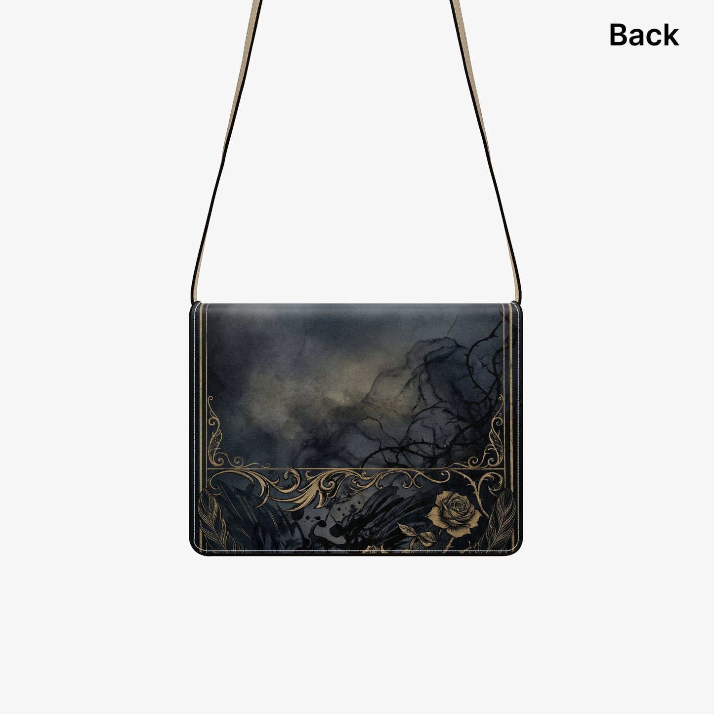 the raven edgar allan poe gothic literary crossbody bag for women – Sole Design Studio