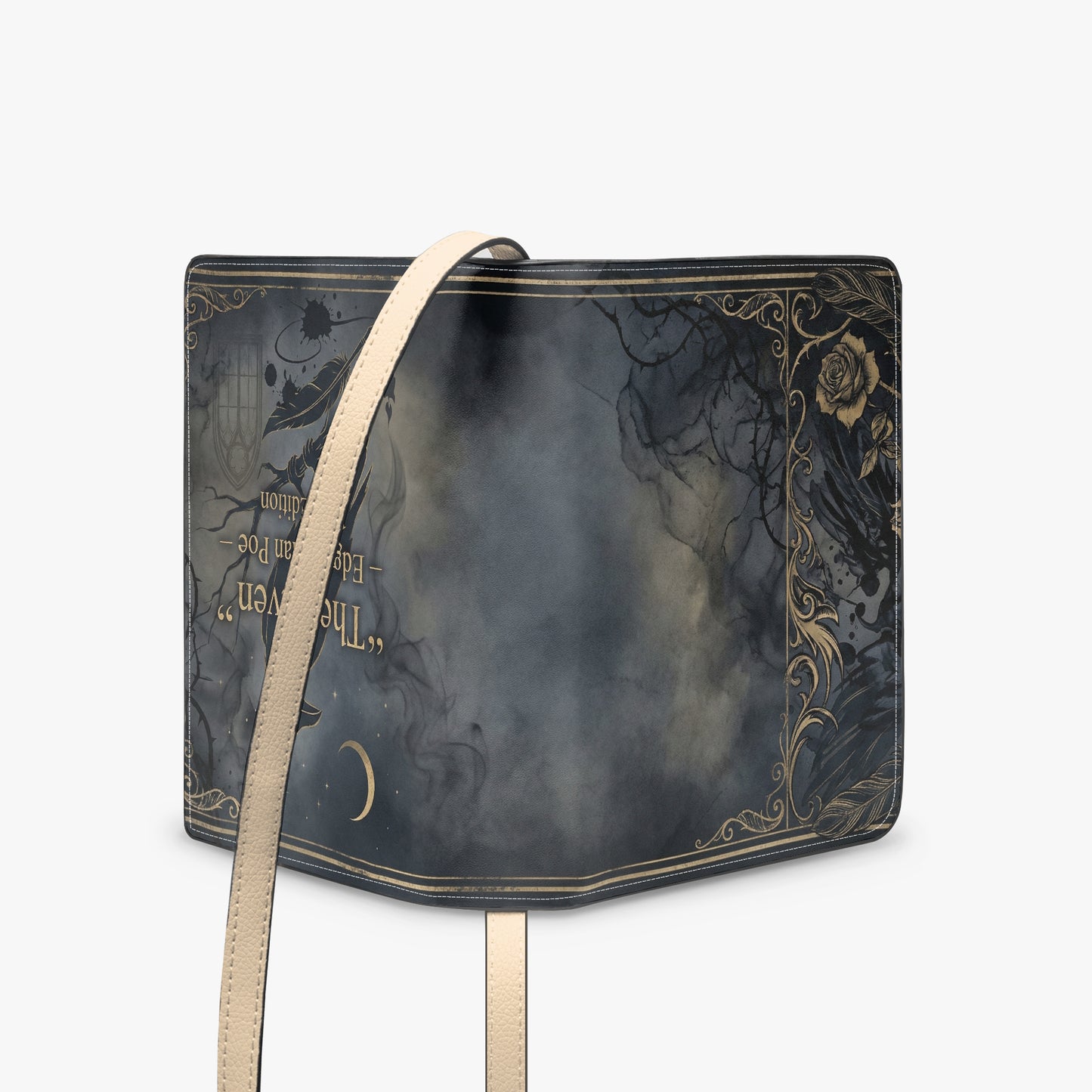 the raven edgar allan poe gothic women's literary handbag vegan leather – Sole Design Studio