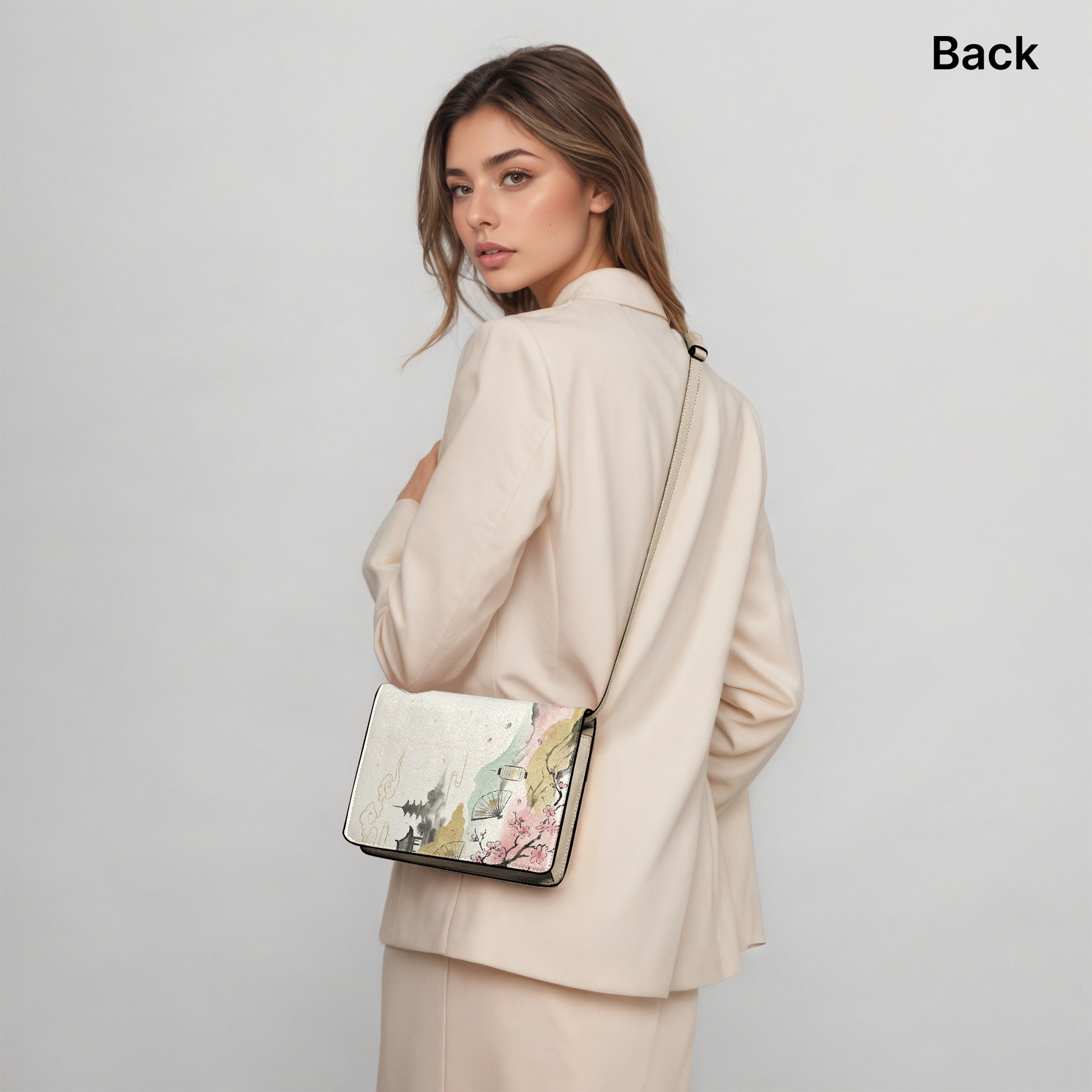 the tale of genji murasaki shikibu japanese literature literary crossbody bag for women – Sole Design Studio