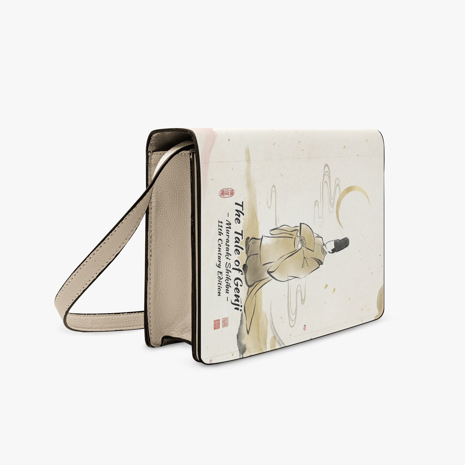 the tale of genji murasaki shikibu japanese literature women's literary handbag vegan leather – Sole Design Studio