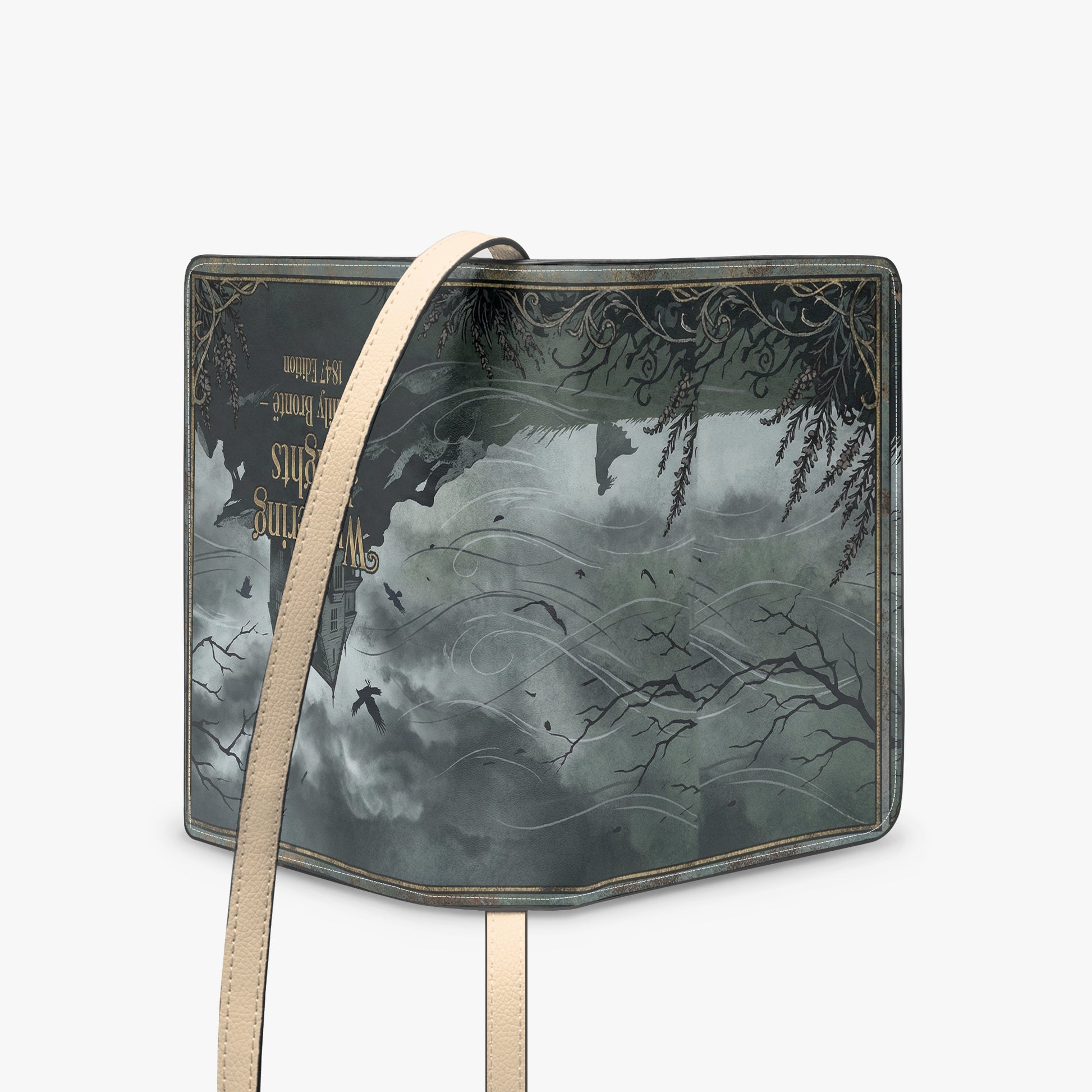 wuthering heights emily bronte gothic romance book-shaped bag gifts for readers – Sole Design Studio